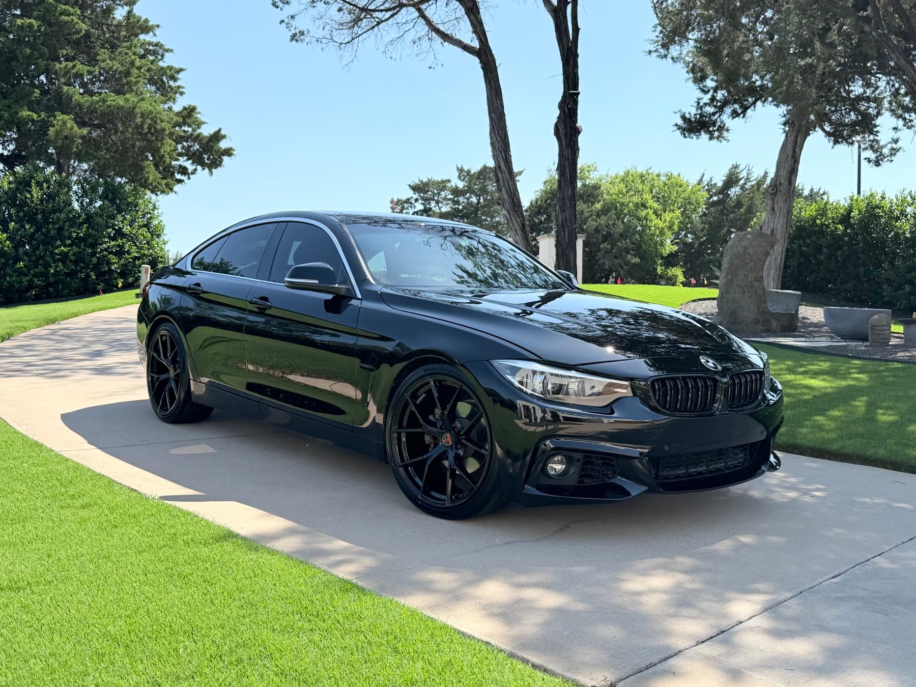 Mr. Arch's BMW 430 after front clip repair and paint