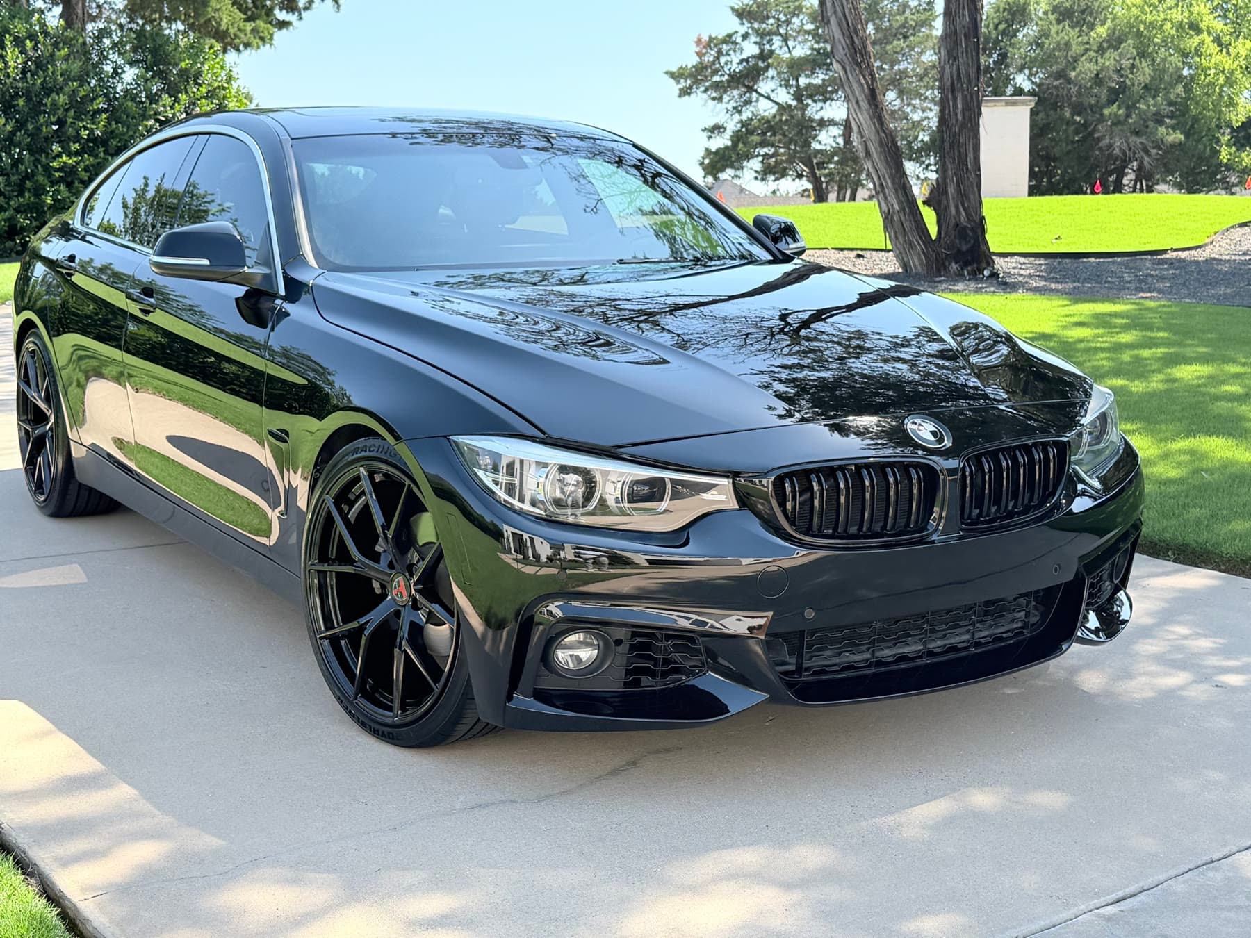 Completed BMW 430 front clip and paint work