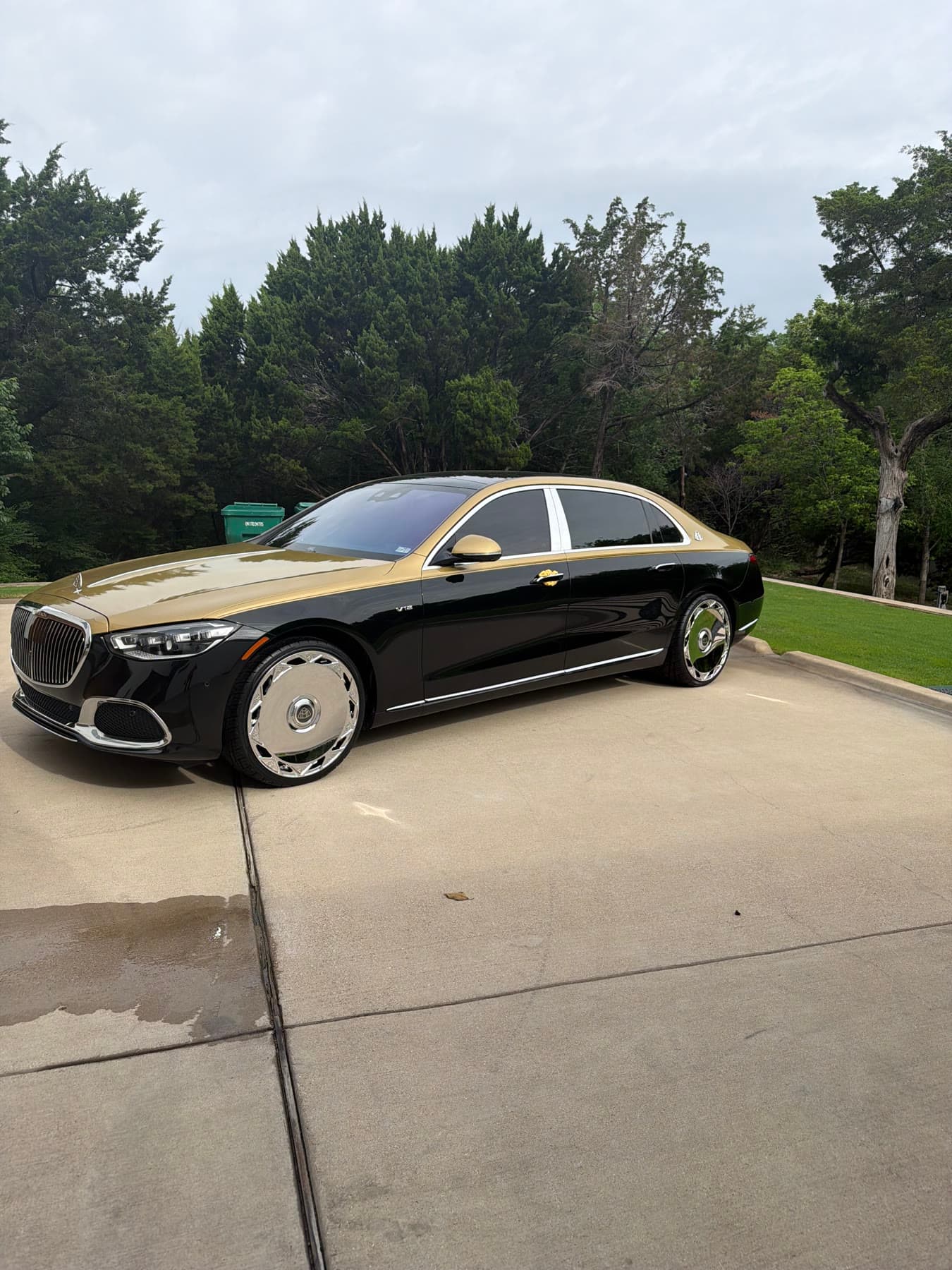 Mr. Bassey's Mercedes-Maybach after wrap, wheel, and maintenance services