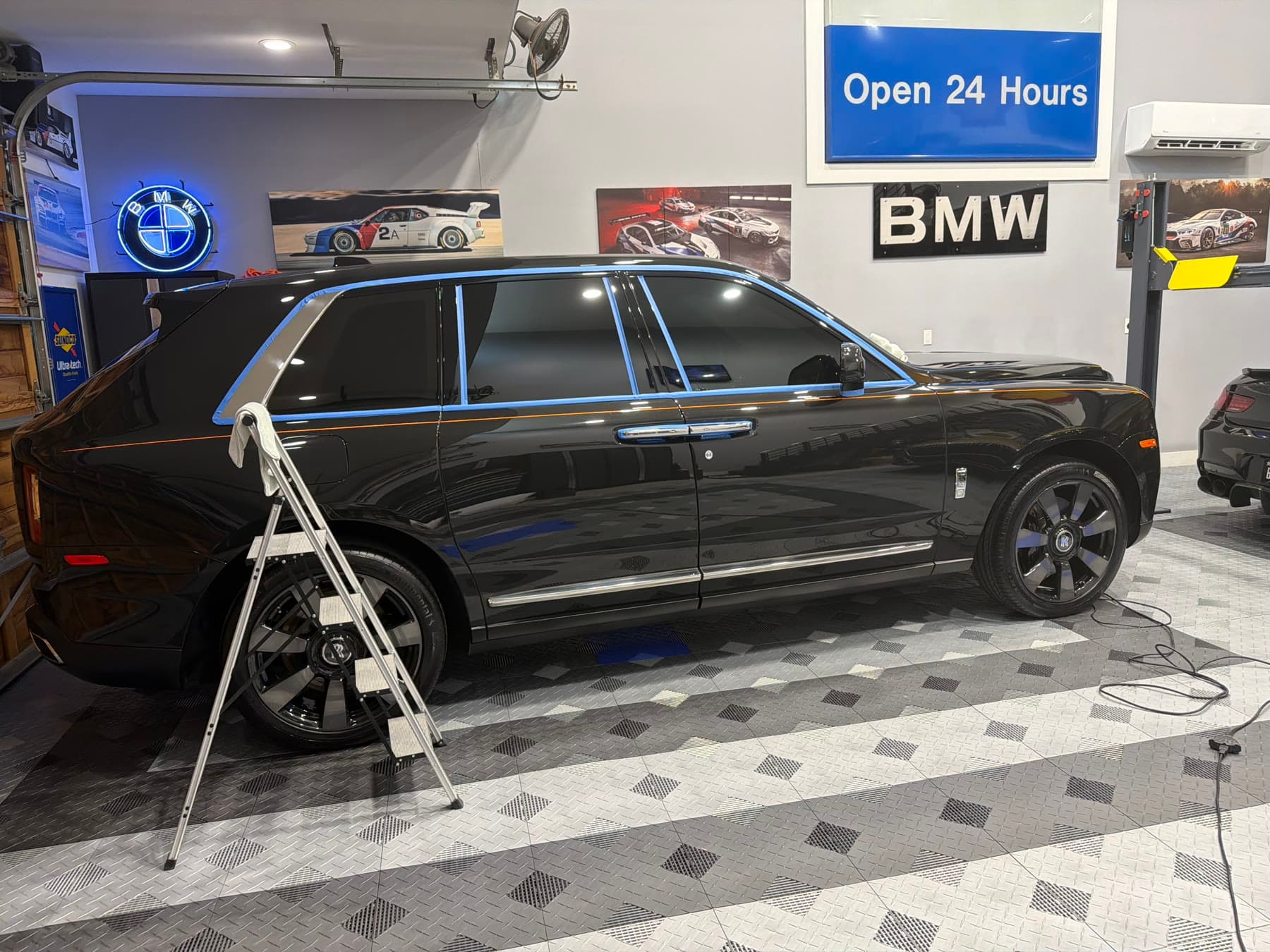 Rolls-Royce Cullinan before paint correction and suspension work
