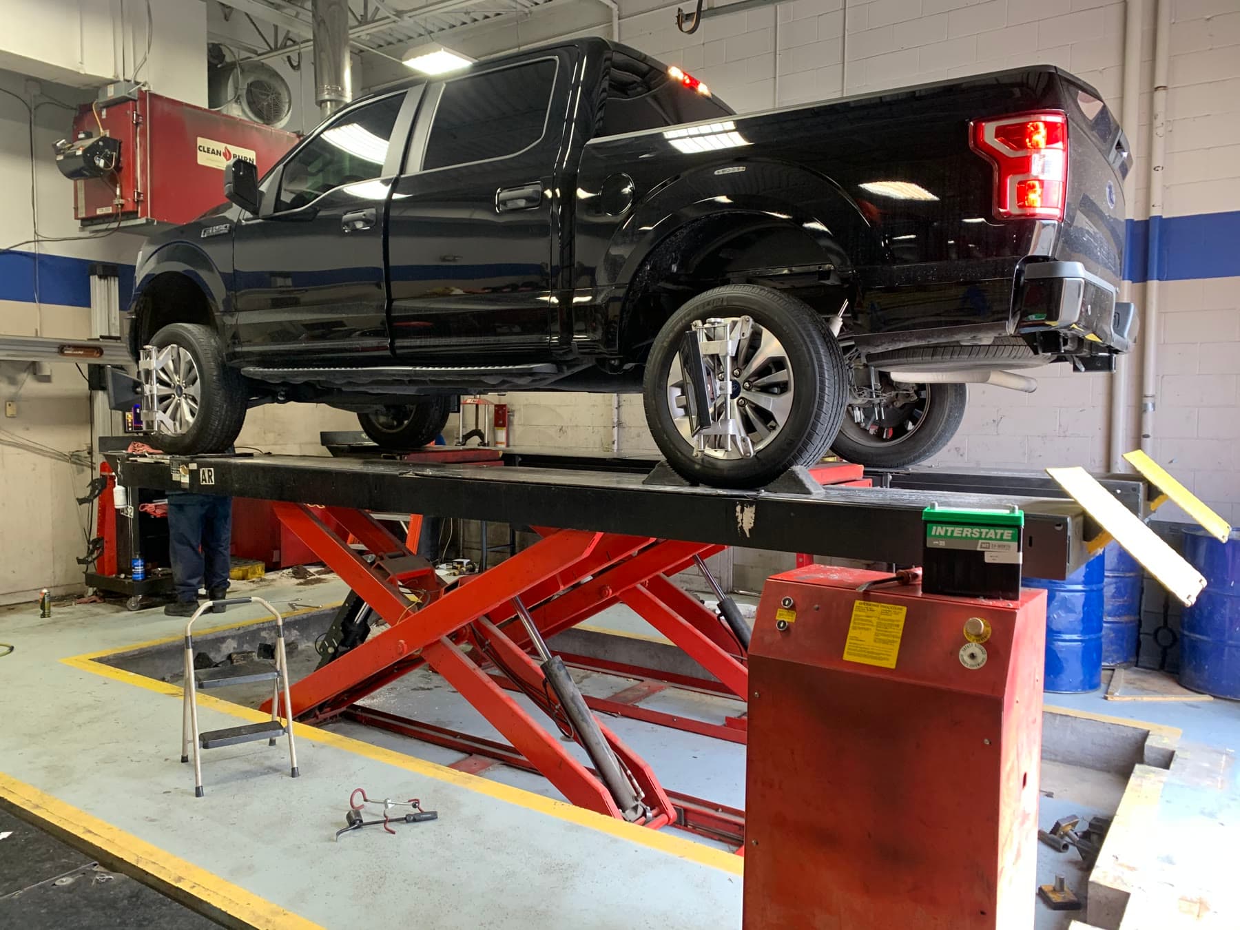 Black Ford F-150 before its upgrades